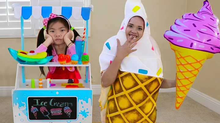 Emma y Tia Rose Juegan a la Tienda de Helados |Pre...