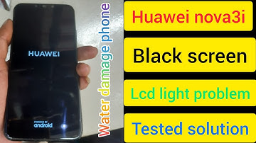 Huawei nova3i lcd light solution || Huawei nova3i black screen solution  @mobileservicingbangla