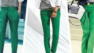 LINDOS LOOKS CON PANTALON VERDE TENDENCIAS 2021 😍 LOOKS WITH GREEN  TROUSERS 2021 TRENDS 