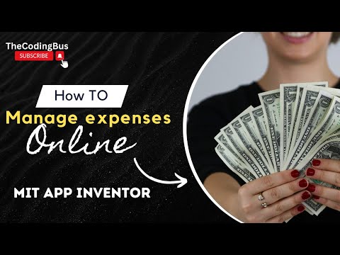 Expense Management App in MIT App Inventor 2 | App Demo
