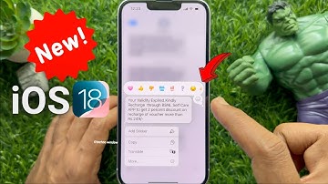 How to Add Emoji Reactions in the Messages app on iPhone iOS 18