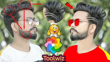 How To Edit Hair In Toolwiz Application || Toolwiz Full Hair Editing Tutorial #toolwizphotoediting