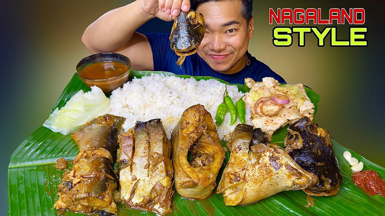 FISH CURRY with RICE in NAGALAND STYLE 🔥