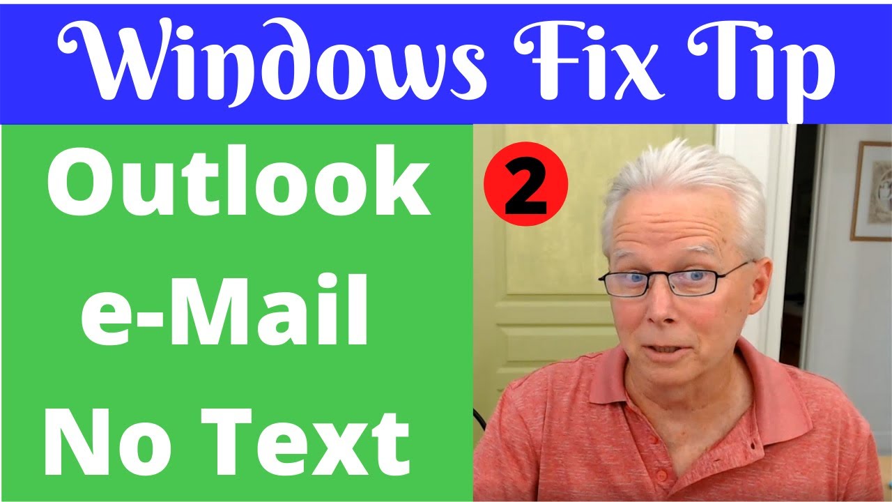 Outlook Bug 5-11-2021 Text Invisible