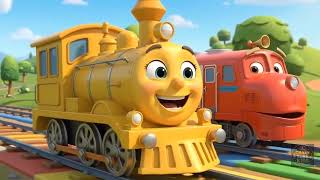 The Little Train Song | 3D Train Cartoon & Nursery Rhymes for Kids