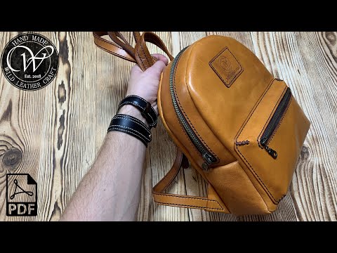 Video: Women's backpacks made of genuine leather