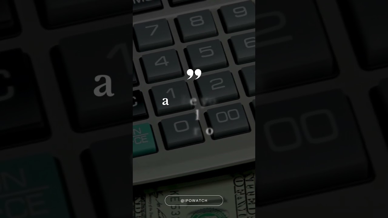 An IPO today Can be your wealth tomorrow. 
