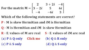 Gate 2012 MCQ MA Linear Algebra University Entrance Exam