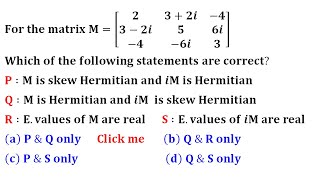 Gate 2012 MCQ MA Linear Algebra University Entrance Exam
