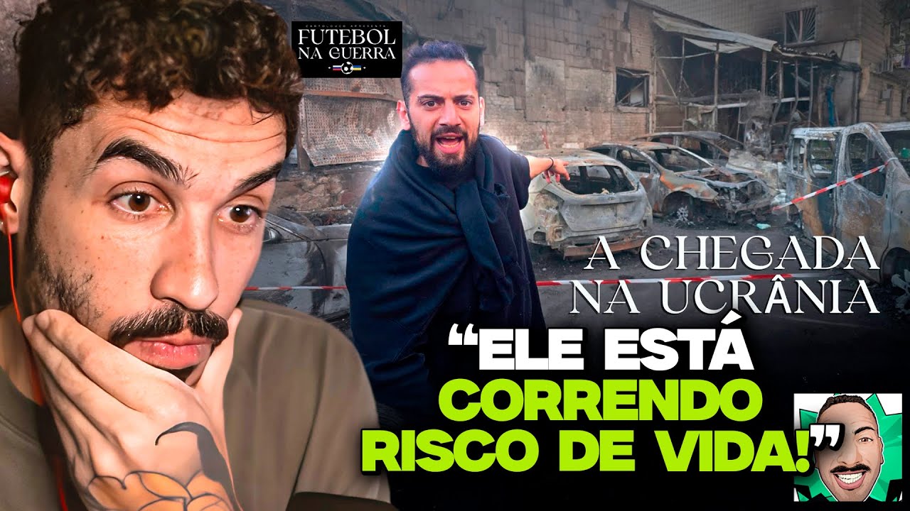 A DESTRUIÇÃO NA UCRÂNIA! - FUTEBOL NA GUERRA #1 | REACT CARTOLOUCOS