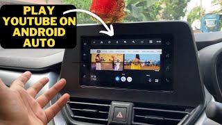 how to play youtube on android auto 2023 | maruti suzuki fronx screenshot 5