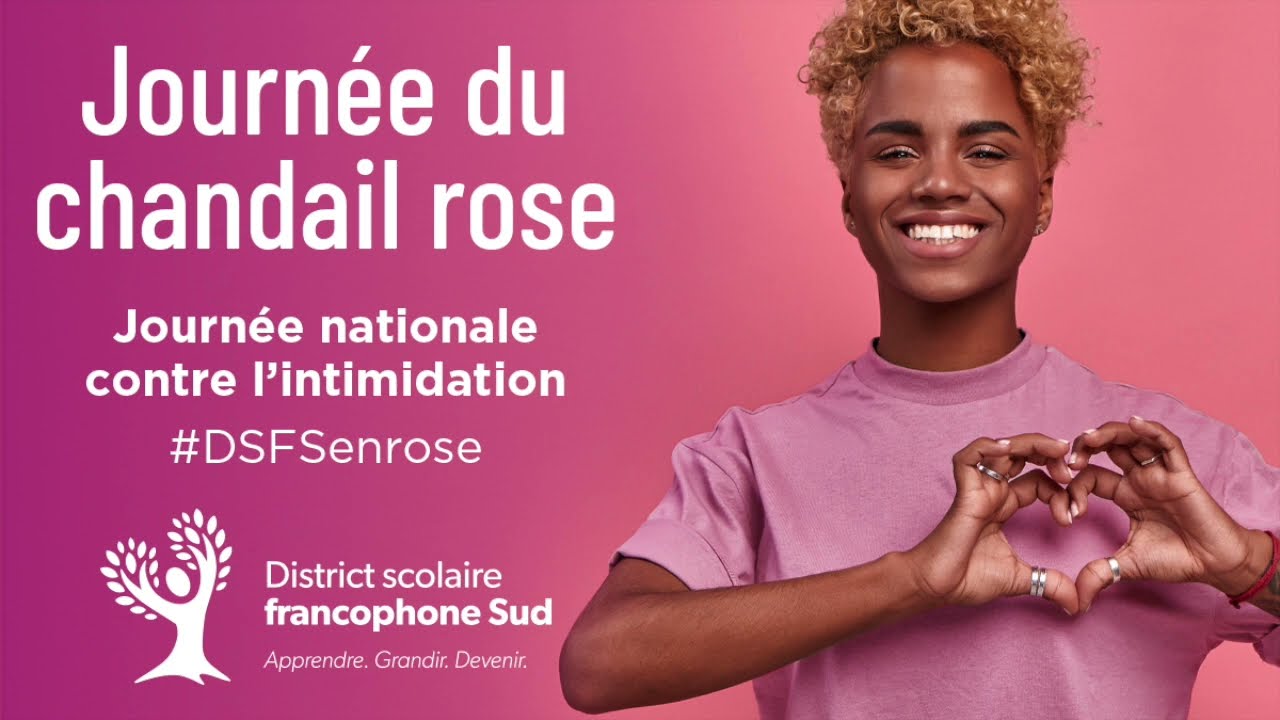 Journée du chandail rose 2022 - YouTube