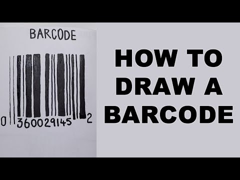 Video: How To Draw A Barcode