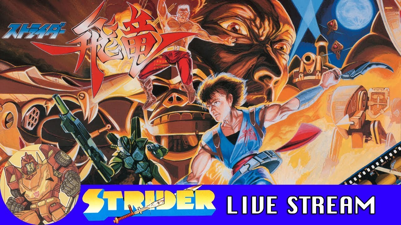 Strider (Genesis) - Livestream gaming logo