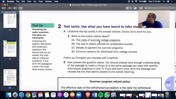 TOEIC | Reading | Part VII | Tactic Practice | Answering Vocabulary Questions & Inferences