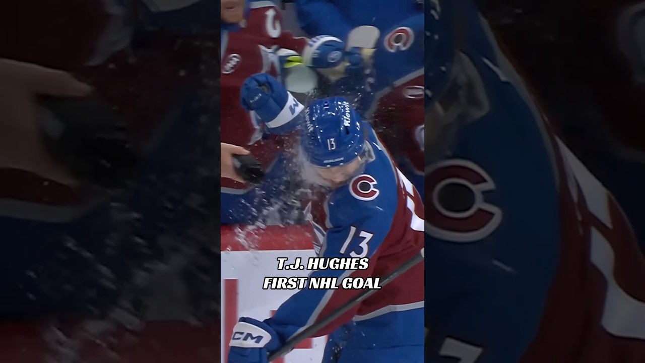 T.J. HUGHES FIRST NHL GOAL