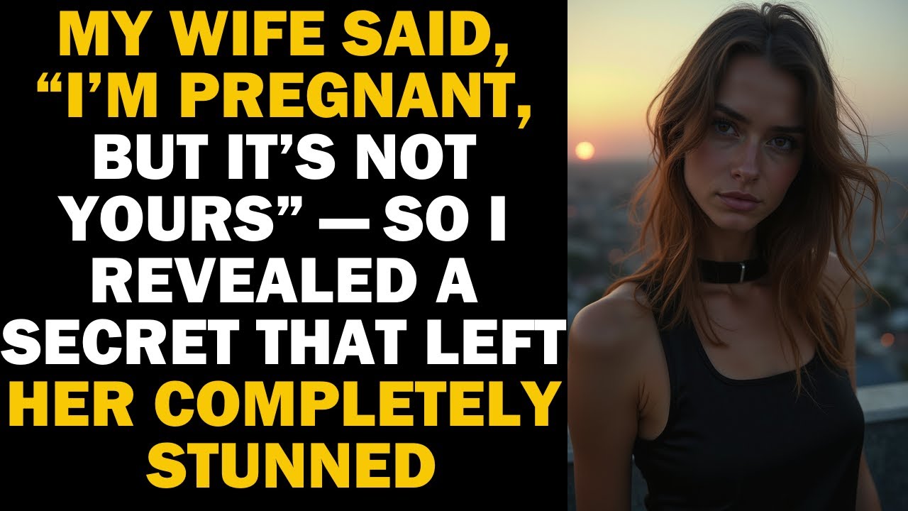 She Told Me, “I’m Pregnant, But it's Not Yours.." — So I Dropped a