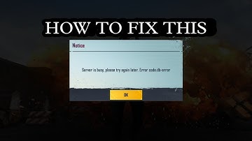 Server is busy please try again letter. Error code : db - error 🥺😓 || BGMI  #SERVERbusy