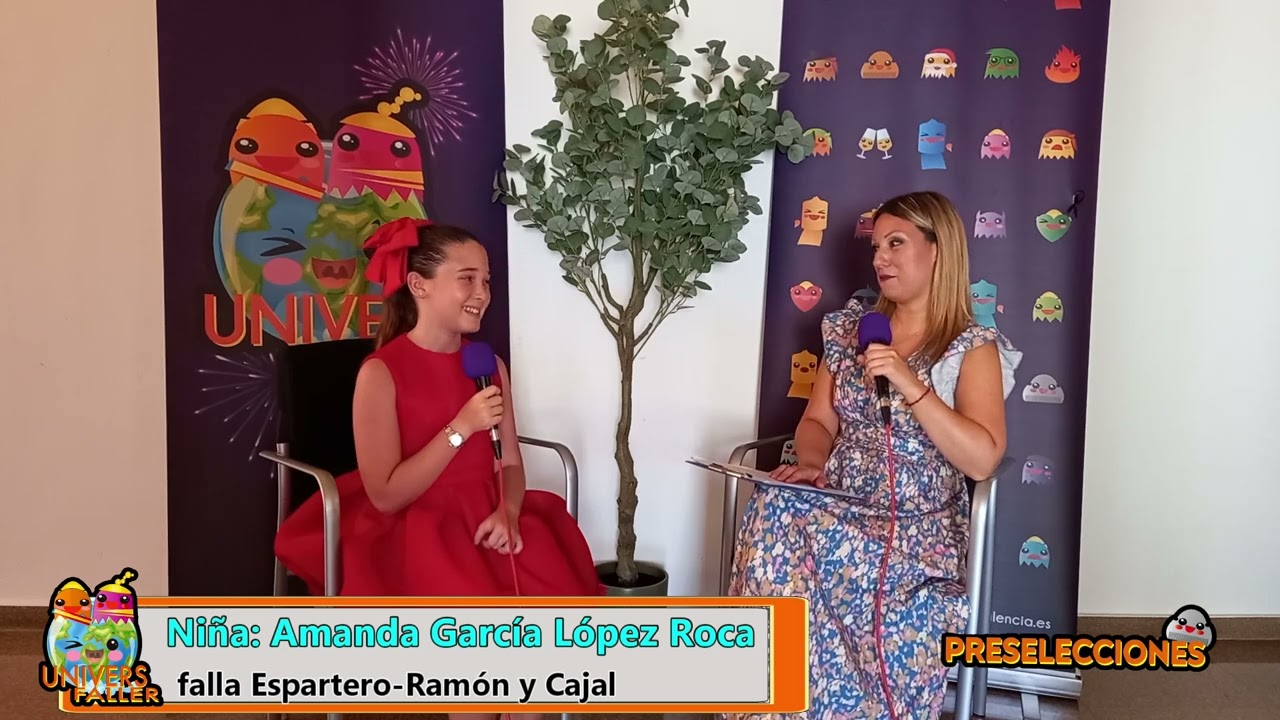 Univers Faller Niña Amanda García López Roca #Preselecions25