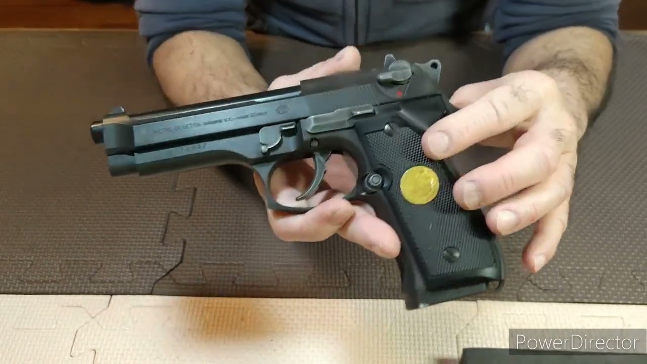 MGC製固定スライド ベレッタM92F - YouTube