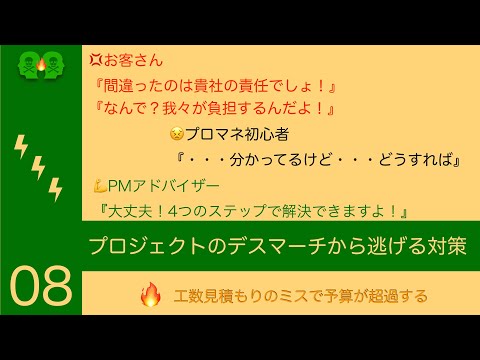 【iPMO】でリスクを覚えよう＿#8 工数見積もりのミスで予算が超過する