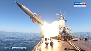 Корабли ЧФ нанесли двойной ракетный удар по целям в Черном море. Эксклюзивные кадры Корабли ЧФ нанесли двойной ракетный удар по целям в Черном море. Эксклюзивные кадры