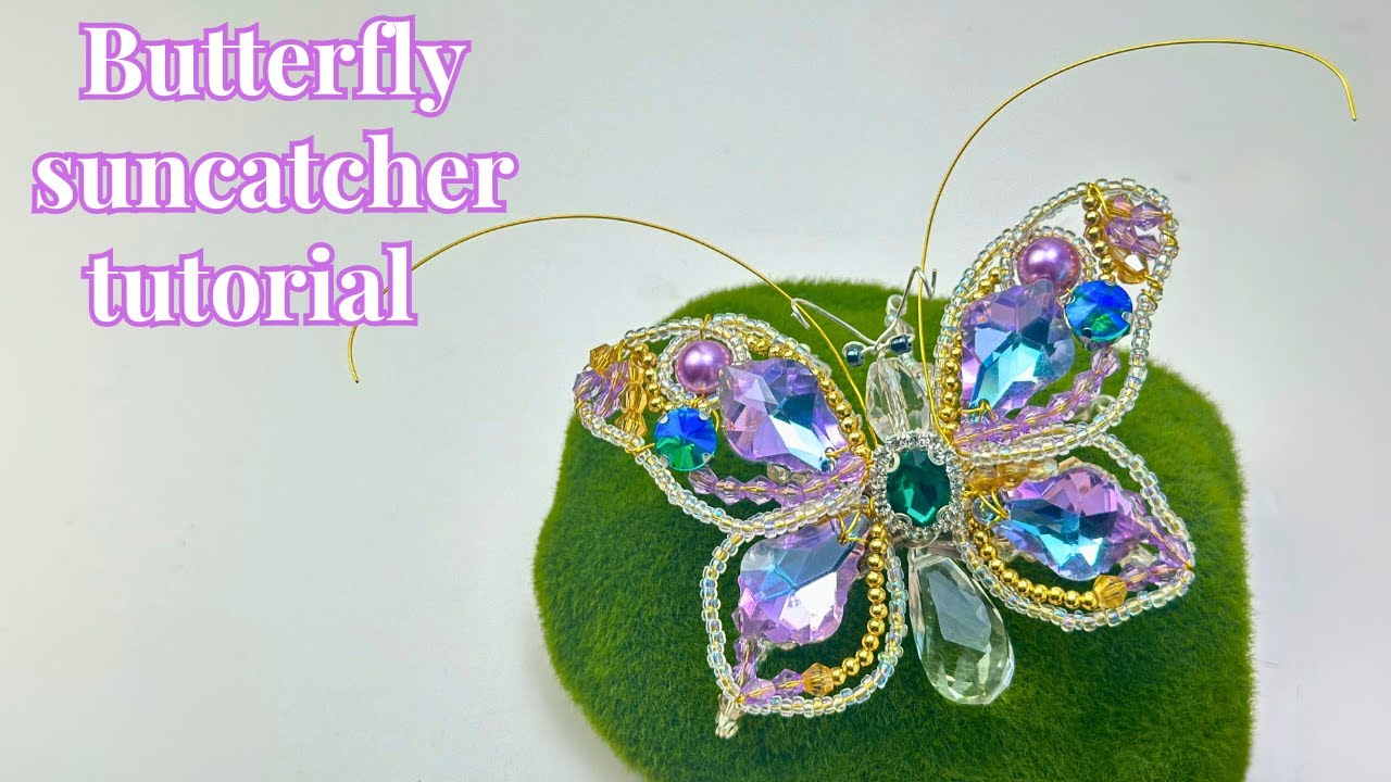 How to Make a Beaded Butterfly Suncatcher 🦋