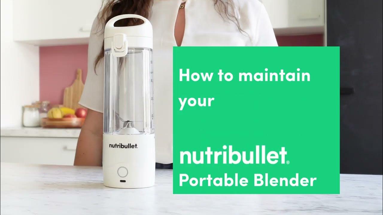 nutribullet Portable  How to clean your personal blender 