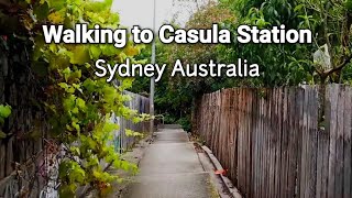 🚶 Walking to CASULA Train Station 🚉 in Sydney Australia 🇦🇺