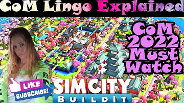 *NEW*Contest Of Mayors Terminology (Com Guide 2022) SimCity Build It