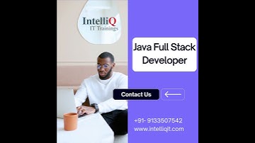 Java Full Stack Developer Course -Online & Offline | IntelliQ IT #javafullstackdeveloper  #java