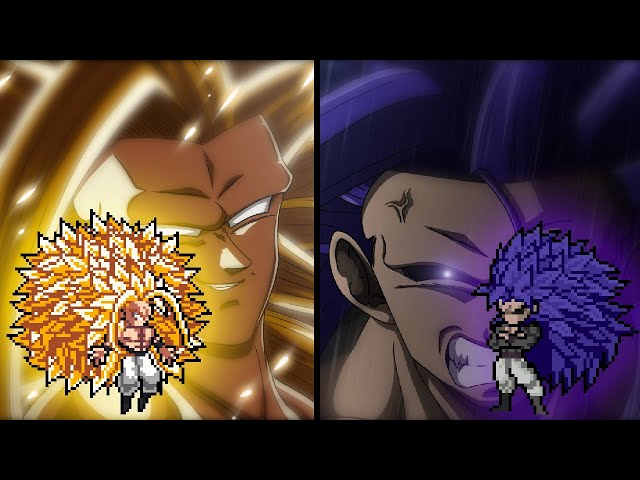 GOKU SSJ INFINITO VS GOKU SSJ 20.000 MELHOR LUTA no MUGEN 2022! 