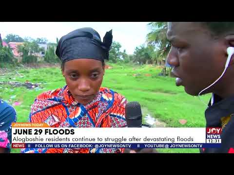 June 29 Floods: Alogboshie residents continue to struggle after devastating floods