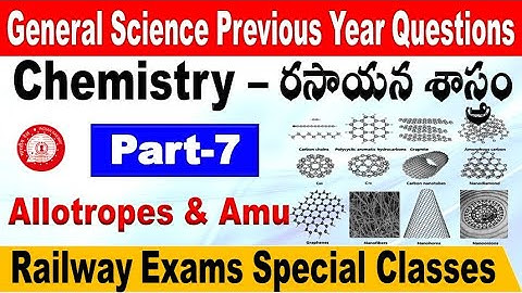chemistry Problems  part 7 Railway Previous year questions RRB NTPC & Group D by SRINIVASMech