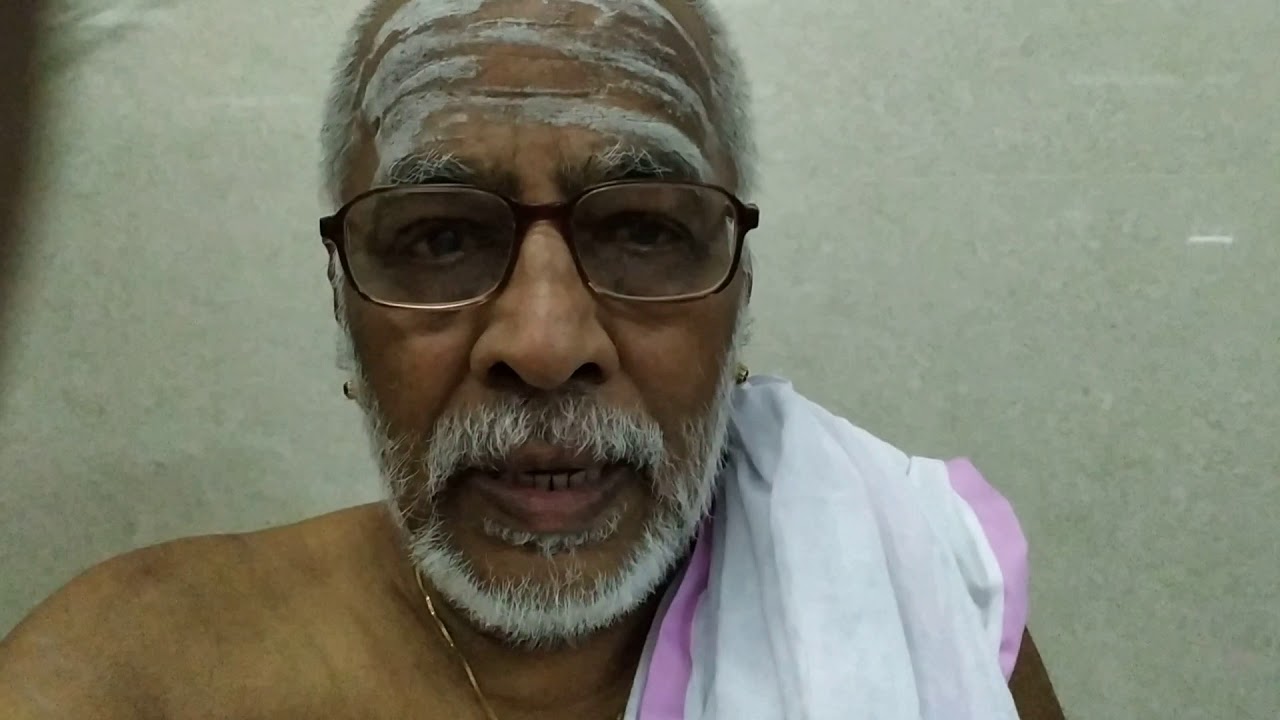 Veda class in West Mambalam Chennai Sarma Sastrigal YouTube