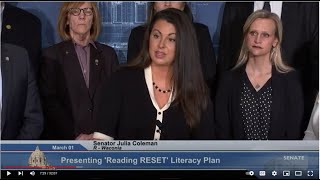 Press Conference: Presenting 'Reading RESET' Literacy Plan - 03/01/23