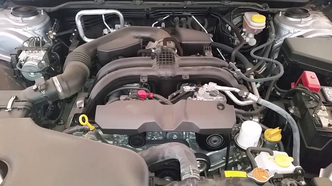 2017 2018 Subaru Outback Fb25 2 5l Boxer Engine Idling After Oil 2017 2018 Subaru Outback Fb25 2 5l Boxer Engine Idling After Oil Change Filter Replacement