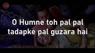 Jaan Meri Ja Rahi Sanam (LYRICS) Adnan Sami, Anuradha Paudwal, Udit Narayan | Salman Khan