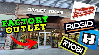 Milwaukee, Ridgid, Ryobi & Hart Factory Outlet Walkthrough!