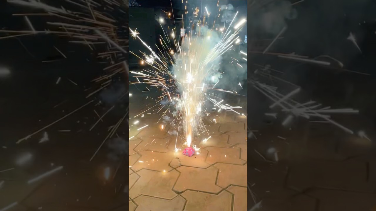 Diwali unique crackers :￼ Vanitha Festo Fountain Crackers 