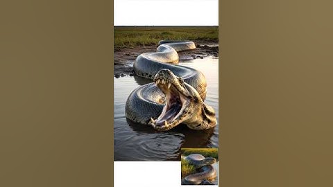 anaconda viral video #anaconda #snake #foryou #shorts #viral #youtubeshorts #ai #wildlife  #brazil