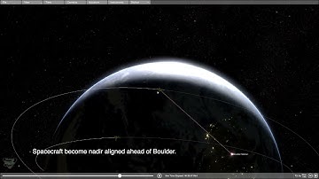Two spacecraft with Shielded Neural Networks autonomously imaging Boulder
