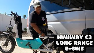 Himiway C3 Long Range EBike | Unboxing and Review | Oceanside Bike Tour | My Van Life