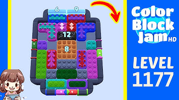 Color Block Jam Level 1177 Solution Walkthrough