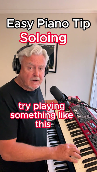 Synthesizer Soloing Tip - Easy Piano Tutorial