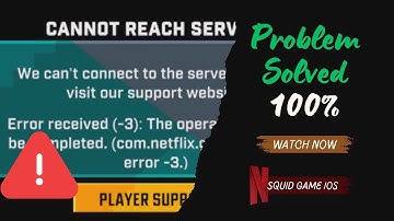 Squid Game Netflix Cannot Reach Server Problem in iOS Game Solved in 1 minute | squid game:unleashed