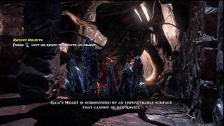 God Of War 3 III Walkthrough Part 4 Heart of Gaia screenshot 4