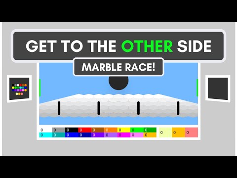 Get to the Other Side - Algodoo Marble Race