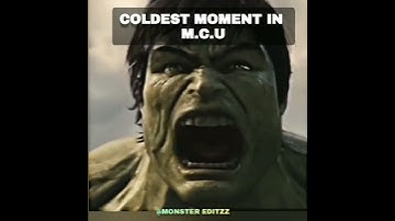 COLDEST MOMENT IN M.C.U🥶 #shorts #mcu #hulk