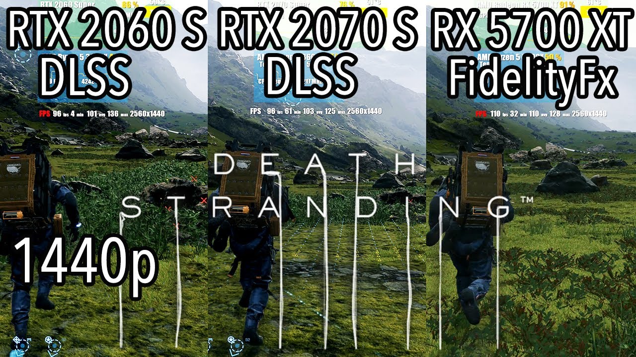 RX 5700 XT vs. RTX 2070S vs. 2060S | DEATH STRANDING | Max Settings | 1440p - YouTube